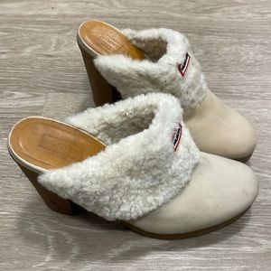 Gently worn Hunter Mules